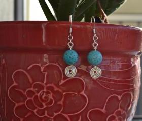 Turquoise earrings